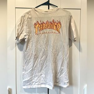 White trasher magazine tee shirt
